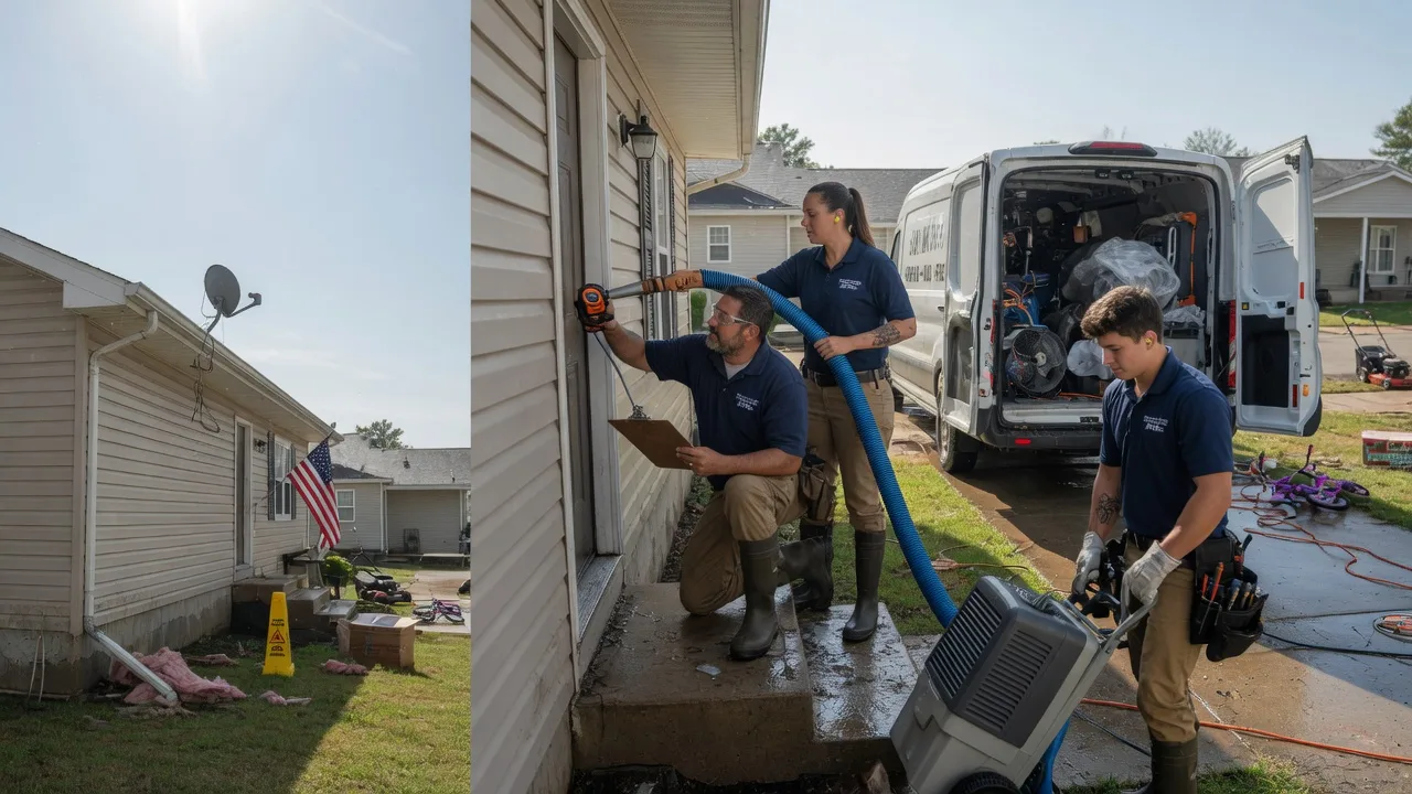 Ceiling Water Damage Restoration in Riverton, IL near me
